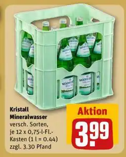 REWE Kristall Mineralwasser Angebot