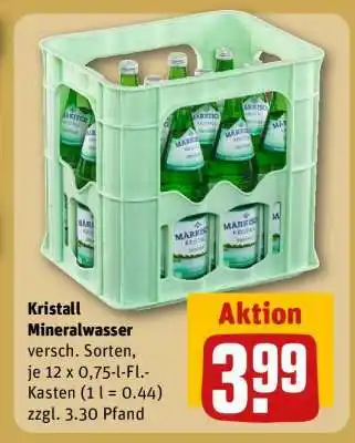 REWE Kristall Mineralwasser Angebot