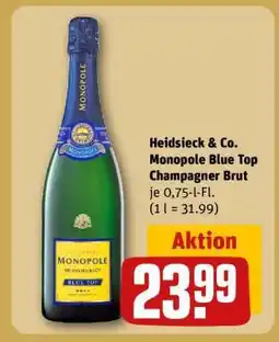 REWE Heidsieck & Co. Monopole Blue Top Champagner Brut Angebot