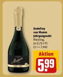 REWE Godefroy von Mumm Jahrgangssekt Angebot
