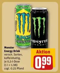 REWE Monster energy drink Angebot