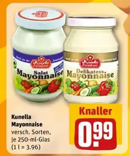 REWE Kunella Mayonnaise Angebot