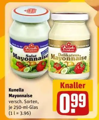 REWE Kunella Mayonnaise Angebot