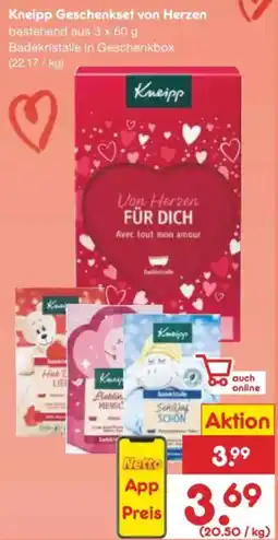 Netto Marken-Discount Kneipp Geschenkset von Herzen Angebot