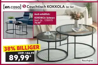 Norma [en.casa] Couchtisch KOKKOLA 2er-Set Angebot