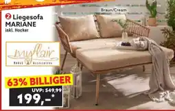 Norma Liegesofa MARIANE inkl. Hocker Angebot