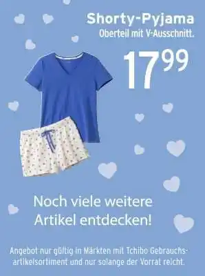 REWE Shorty-Pyjama Angebot