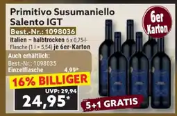 Norma Primitivo Susumaniello Salento IGT Angebot
