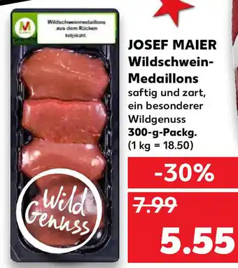 Kaufland Josef Maier Wildschwein Medaillons 300g Angebot