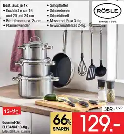 Zurbrüggen RÖSLE Gourmet-Set ELEGANCE 13-tlg. Angebot