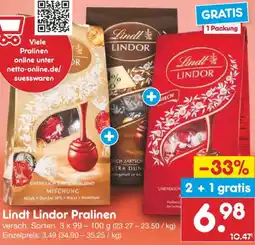 Netto Marken-Discount Lindt Lindor Pralinen Angebot