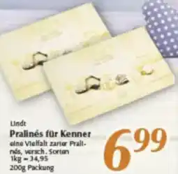 inkoop Lindt Pralinés für Kenner Angebot