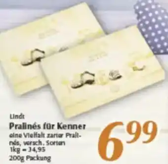 inkoop Lindt Pralinés für Kenner Angebot