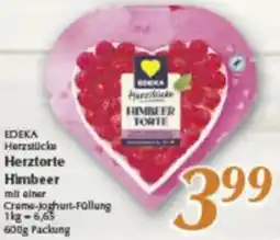 inkoop EDEKA Herzstücke Herztorte Himbeer Angebot