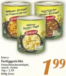 inkoop Erasco Fertiggerichte Angebot