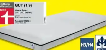 Lidl Irisette Wendematratze Smart HS Angebot