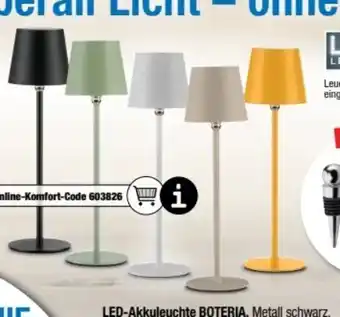 Ostermann LED-Akkuleuchte Boteria Angebot