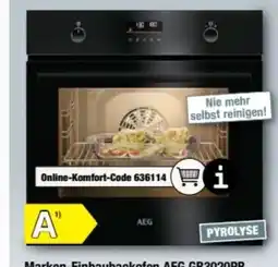 Ostermann AEG Einbaubackofen GB3020PB Angebot