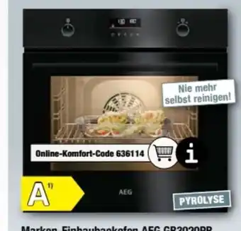 Ostermann AEG Einbaubackofen GB3020PB Angebot