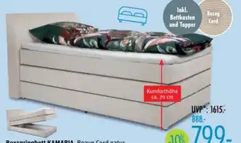 Trends Möbel Boxspringbett Kamaria Angebot