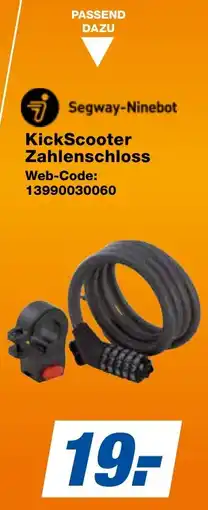 expert Techno Land Segway-Ninebot KickScooter Zahlenschloss Angebot