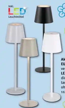 Trends Möbel Akku-Tischleuchte Euria Angebot