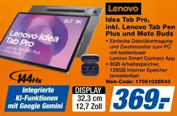 expert Techno Land Lenovo Idea Tab Pro, inkl. Lenovo Tab Pen Plus und Moto Buds Angebot
