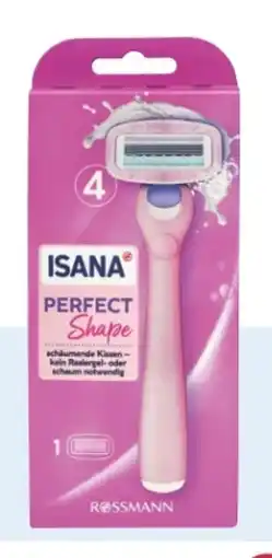 Rossmann Isana Lady Rasierer Perfect Shape Angebot
