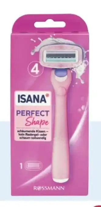 Rossmann Isana Lady Rasierer Perfect Shape Angebot