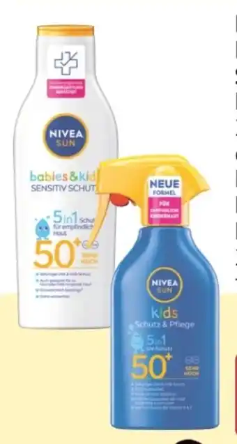 Rossmann Nivea Sun Babies & Kids Sensitiv Sonnenmilch LSF 50+ Angebot