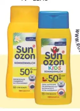 Rossmann Sunozon Sonnenmilch LSF 50+ Angebot