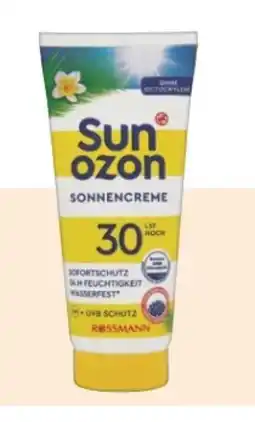 Rossmann Sunozon Sonnencreme LSF 30 Angebot