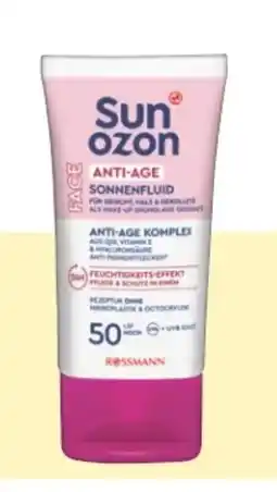 Rossmann Sunozon Sonnenfluid Anti-Age LSF 50 Angebot