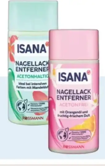 Rossmann Isana Nagellackentferner Acetonfrei Angebot