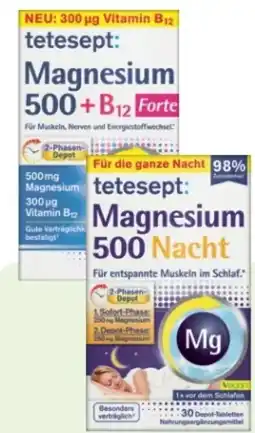 Rossmann Tetesept Magnesium 500 + B12 Angebot