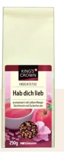 Rossmann King's Crown Früchtetee Angebot