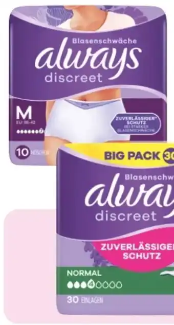 Rossmann Always Discreet Pants Angebot