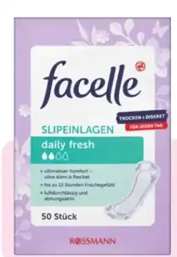 Rossmann Facelle Slipeinlagen Daily Fresh Angebot