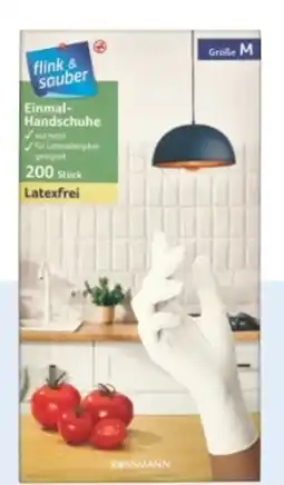 Rossmann Flink & Sauber Einmal-Handschuhe Nitril Angebot