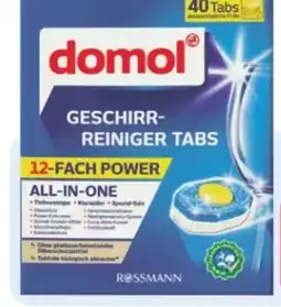 Rossmann Domol Geschirr-Reiniger Tabs Angebot