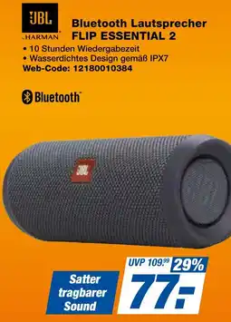 expert Techno Land JBL Bluetooth Lautsprecher FLIP ESSENTIAL 2 Angebot