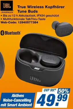 expert Techno Land JBL True Wireless Kopfhörer Tune Buds Angebot