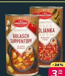 NETTO Dreistern XXL Eintopf Gulaschsuppe Angebot