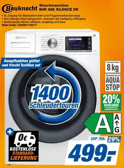 expert Techno Land Bauknecht Waschmaschine B6R 88E SILENCE DE Angebot