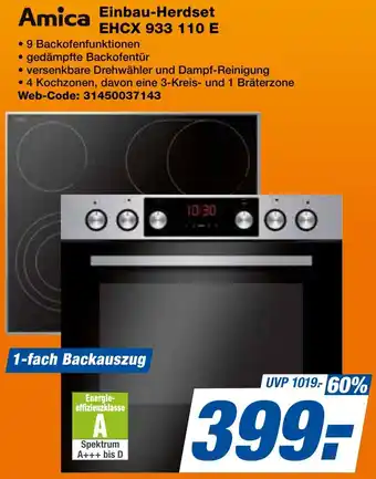expert Techno Land Amica Einbau-Herdset EHCX 933 110 E Angebot