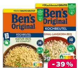NETTO Ben's Original Natur-Reis 10-Minuten Kochbeutel Angebot