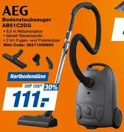 expert Techno Land AEG Bodenstaubsauger AB51C2DG Angebot