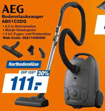 expert Techno Land AEG Bodenstaubsauger AB51C2DG Angebot