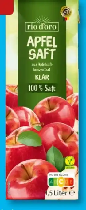 Aldi Süd rio d'oro Apfelsaft Angebot