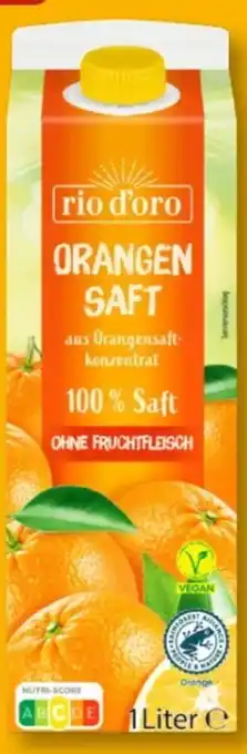 Aldi Süd rio d'oro Orangensaft Vegan Angebot